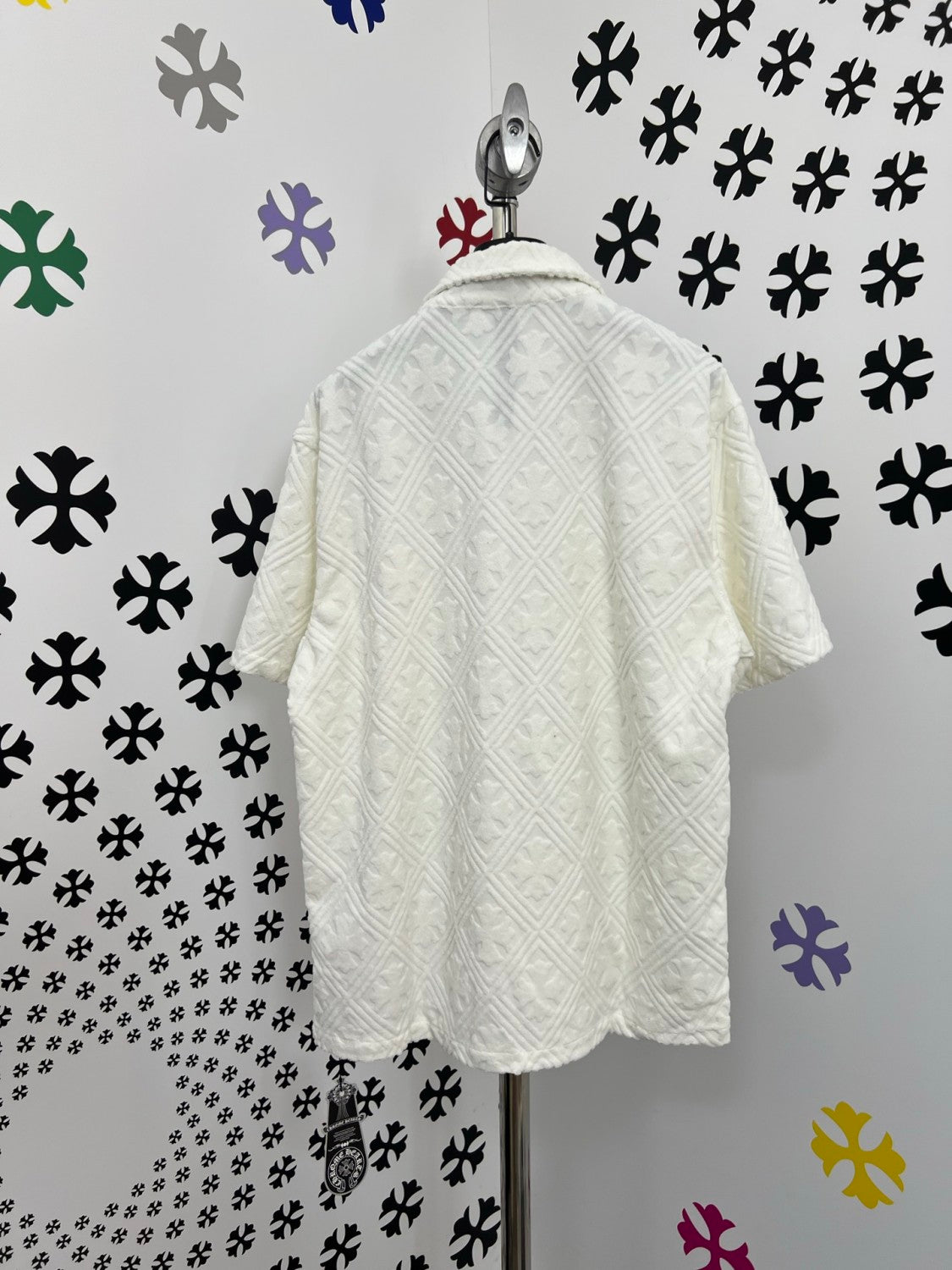 Chrome Hearts Terry Jacquard Short-sleeved Shirt #375817