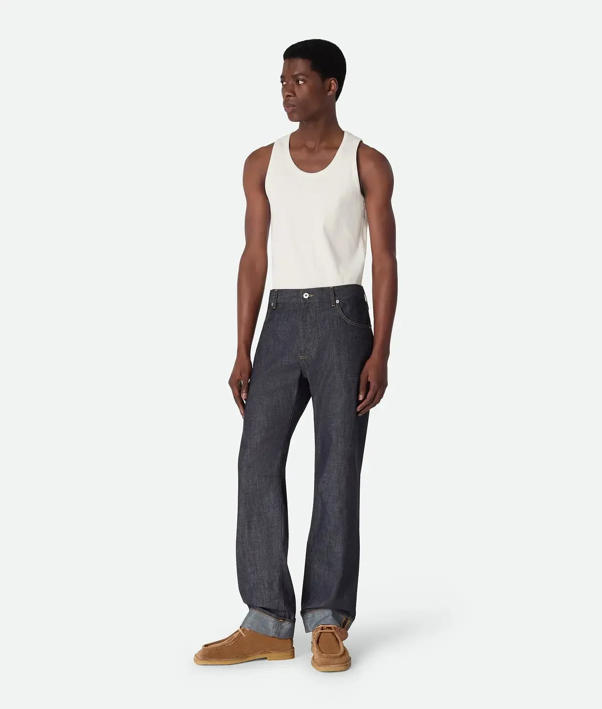 Bottega Veneta Rinsed Wide Leg Jeans #375490