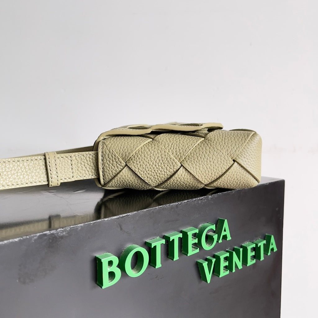 Bottega Veneta  Diago Women's And Men's Fashion Casual Leather Bag With Lychee Texture Magnetic Clasp And Braided Design Shoulder Bag And Crossbody Bag Bags 795637V4FV18803 #78344