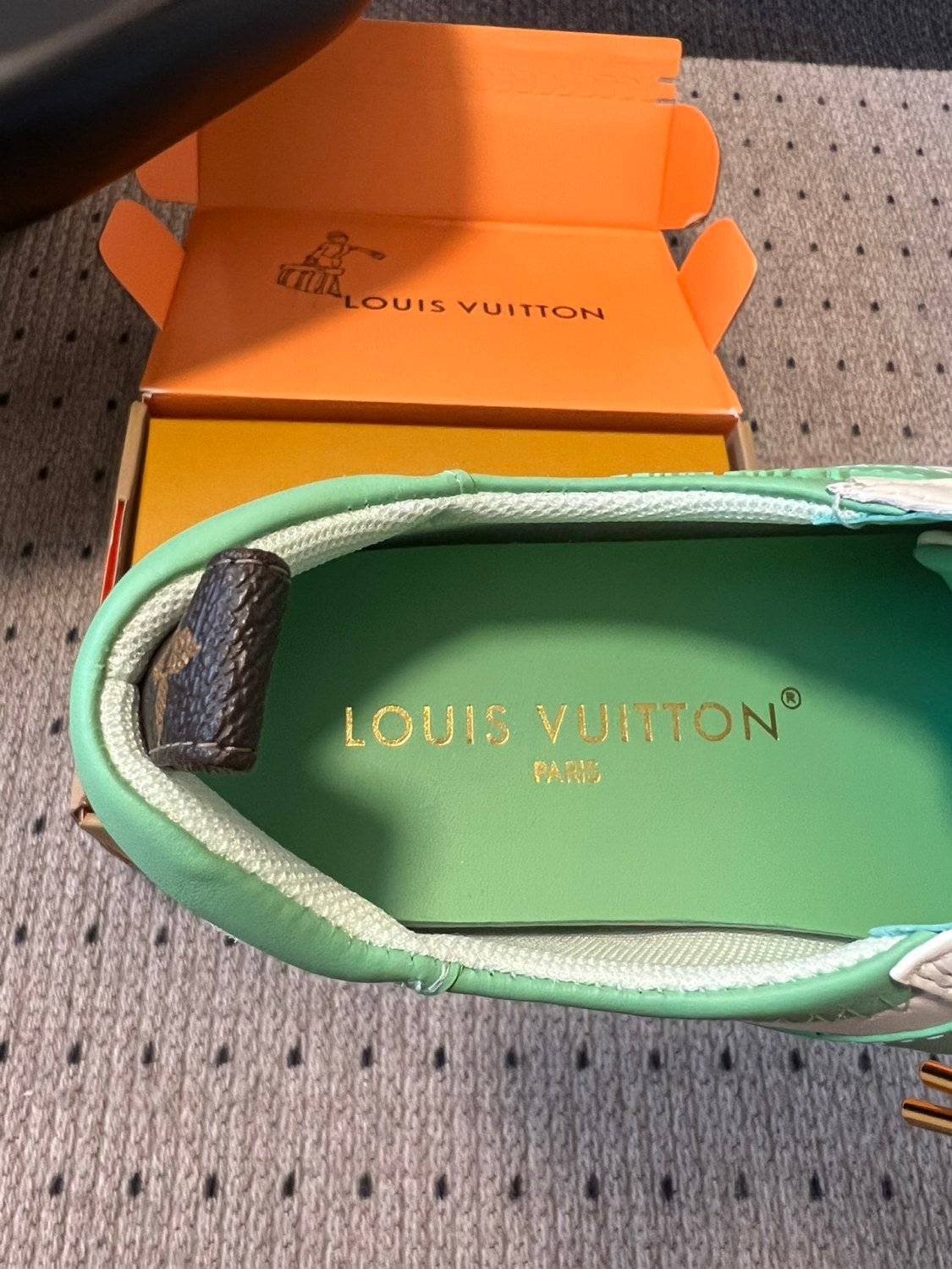 Louis Vuitton LV SNEAKERINA Women's Spring/fall Fashion Casual Round Toe Lace Up Leather Low Top Ballet Style Shoes With Thin Soles Shoes #78176