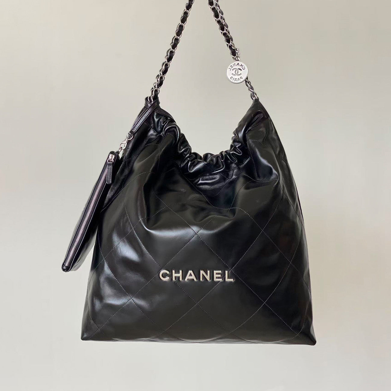 Chanel Large Bags  37 X 45 X 10 X 46 CM Collection Link Large Tote Women's Classic Waxed Leather Tote With Gold And Silver Buckles Leather-woven Chain And Luxurious Chain Strap Bags #196089