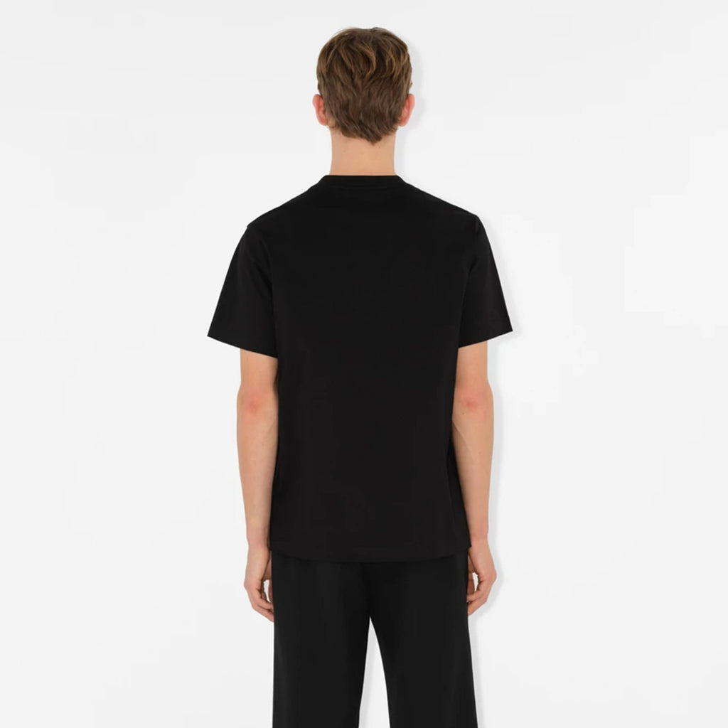 Burberry Men's Spring And Summer Embroidery Logo Solid Colour Cotton T-shirt Fashion Casual Trend Versatile Tee Round Neck Short-sleeved Shirt #71797
