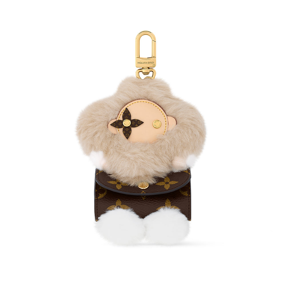 Louis Vuitton LV x TM Vivienne Cuddle Bag Charm Accessories Women's Earphone Case Takashi Murakami White Sancai 2026 Spring New Arrival M03727 #82731A