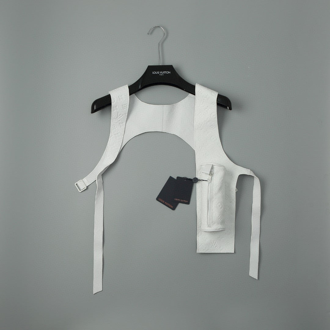 Louis Vuitton Leather Printed Vest With Accessories #22172