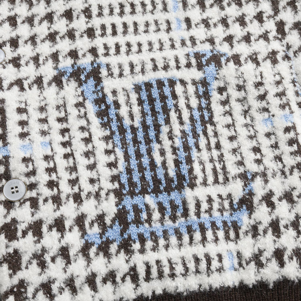 Louis Vuitton Textured Plaid Cardigan 1AJBSP #335295