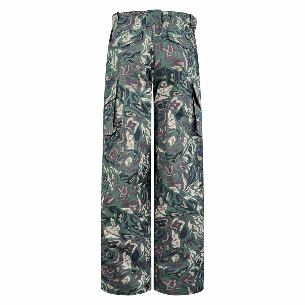 Louis Vuitton Men's Spring/Fall Fashion Casual Reversible Color Woven Combed Cotton Work Pants with Patch Pockets Pants #79489