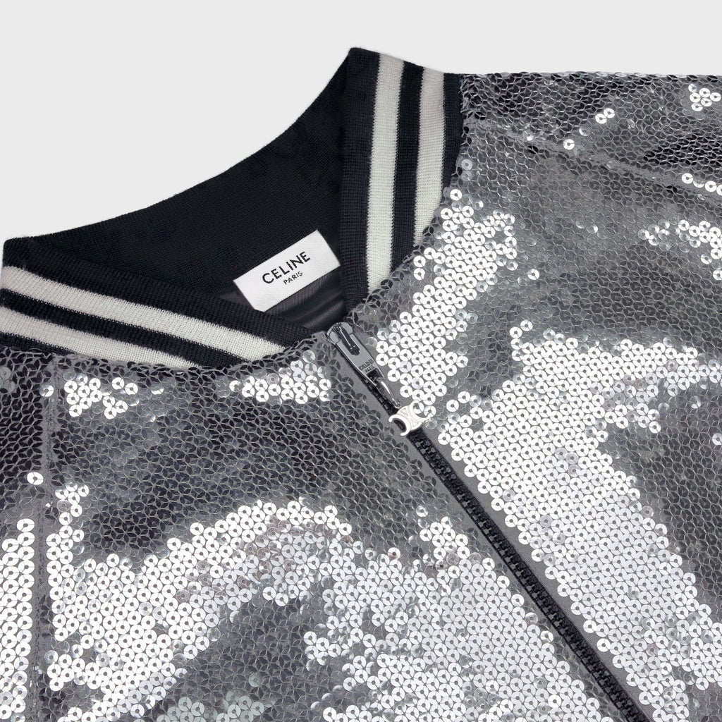 Celine Sequin Bomber Jacket #288699