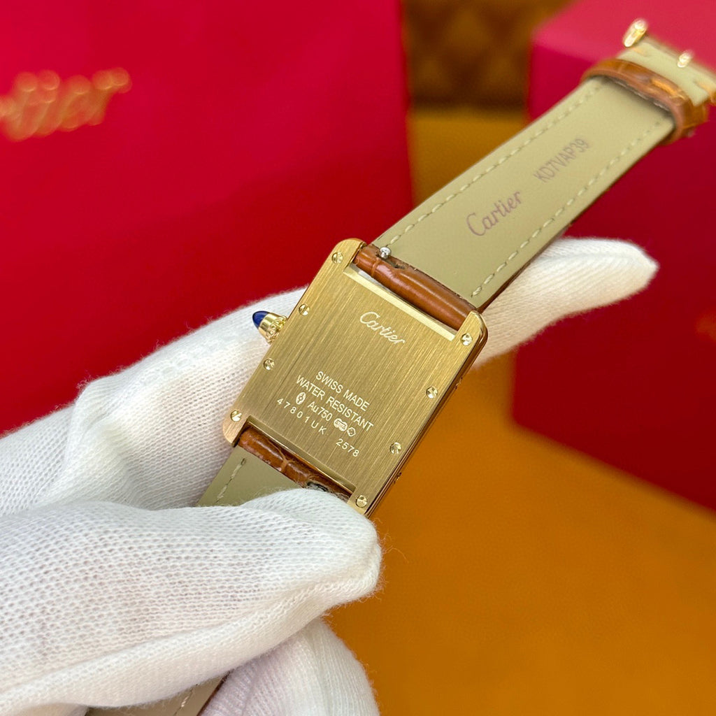 Cartier Tank Series Fashion Strap Watch #21767
