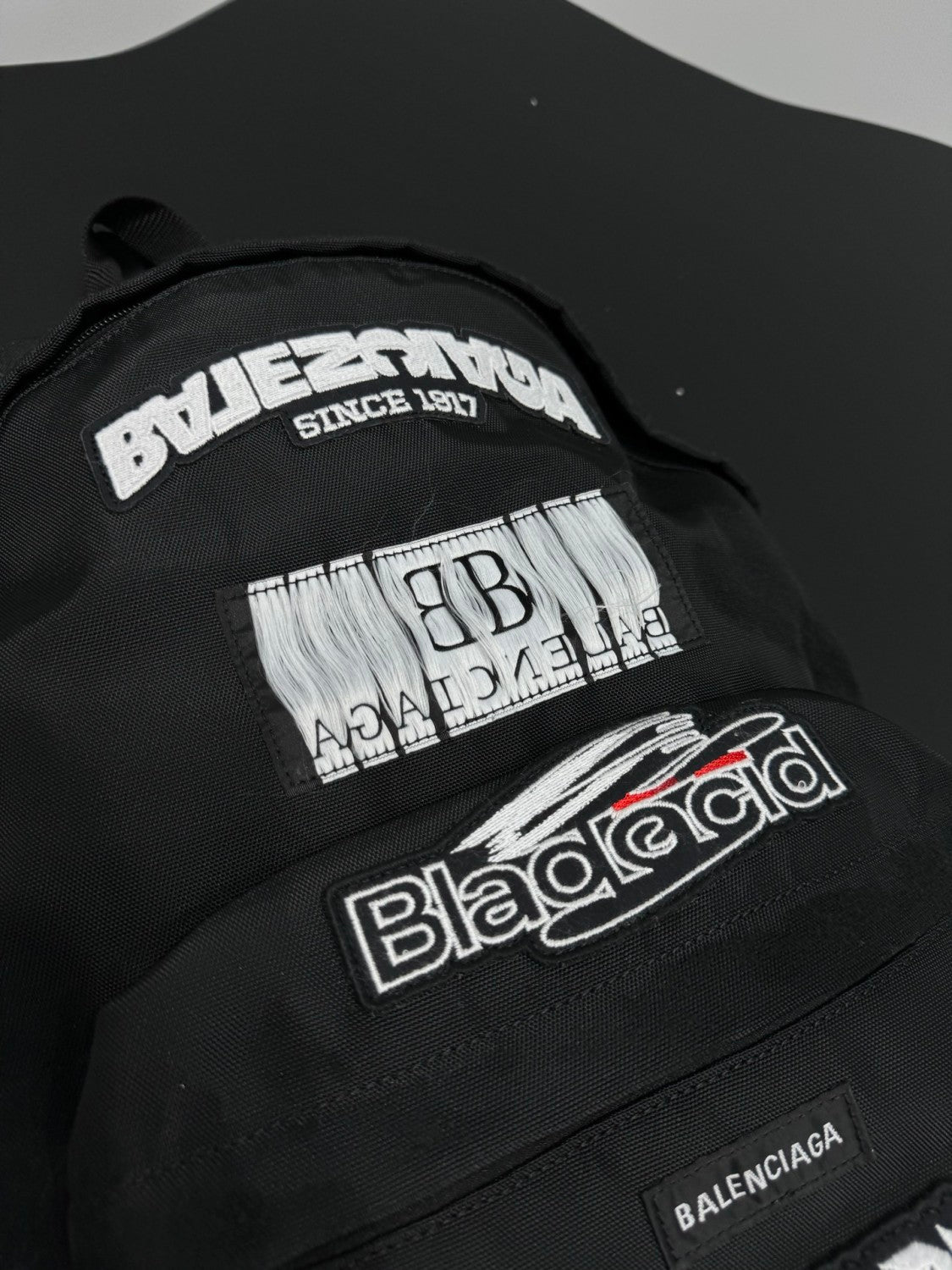 Balenciaga Men's Explorer Backpack in Black #335602