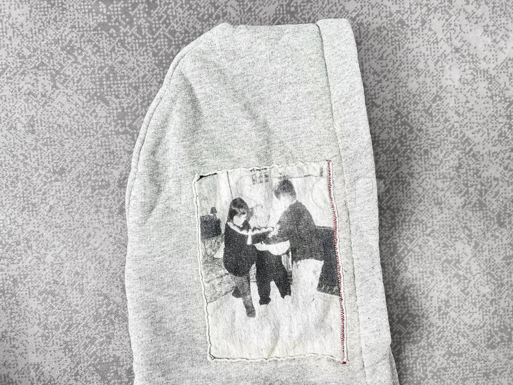 Enfants Riches Deprimes Fall Alice Patch Distressed Zipper Hooded Sweatshirt #333688