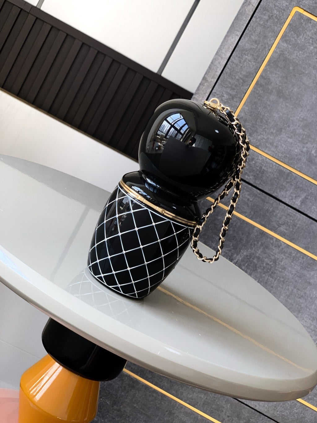 Chanel Limited Edition Bag Collection Artwork Chinese Doll Mumbai Doll Fashionable Exquisite Cylindrical Bags #195308