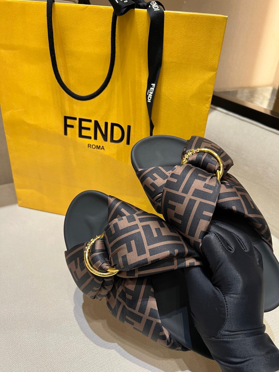 FENDI Fendi Feel Shoes Brown #388733