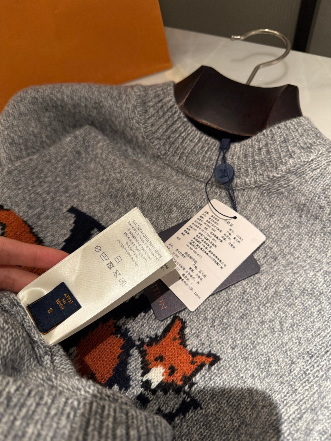Louis Vuitton Chunky Wool-Cashmere Crewneck #336563