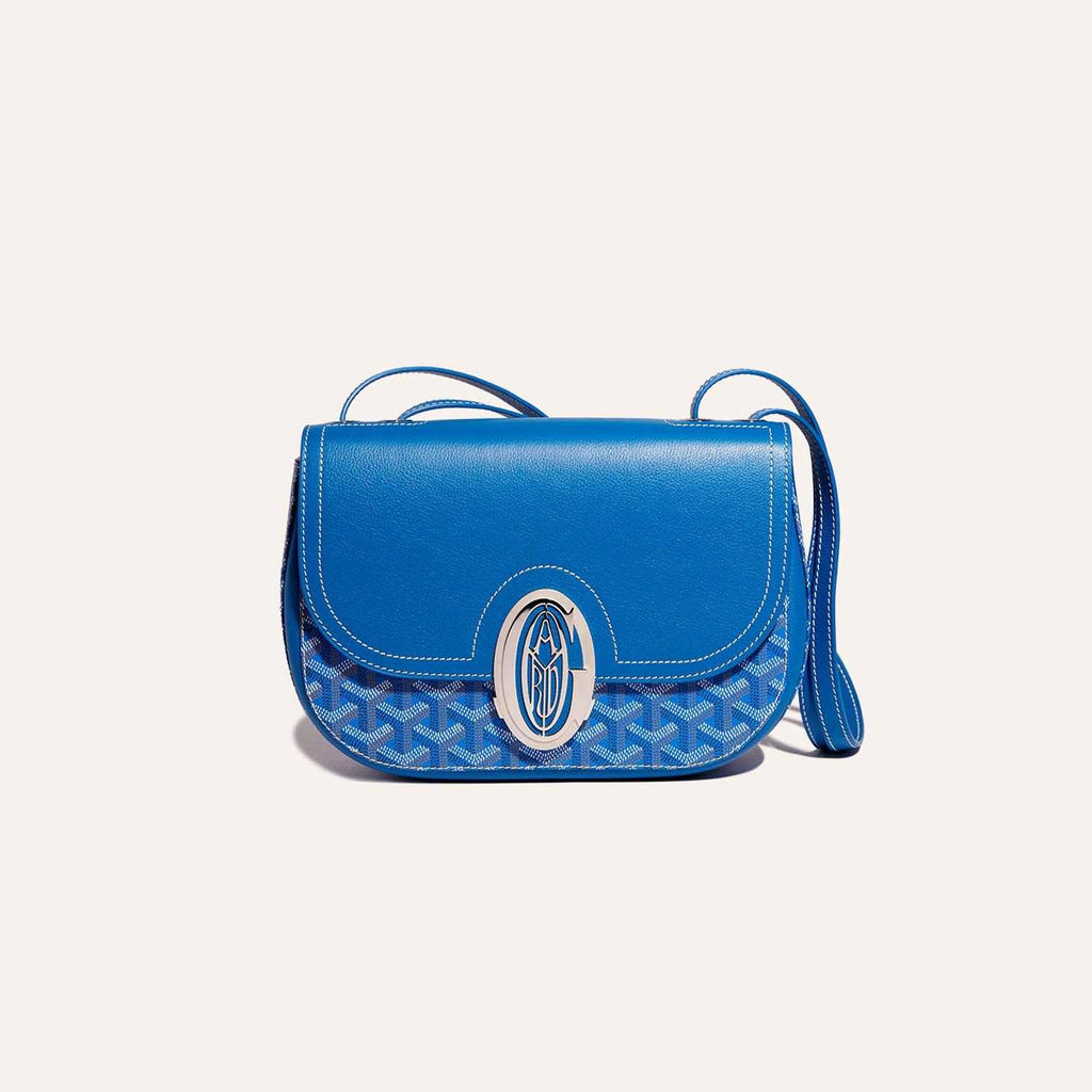 Goyard 233 Classic Edition Fashionable Modern Canvas And Calfskin Crossbody Bag With Metal Logo Buckle Bag Bags #196800