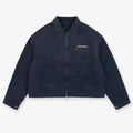 GRAILZ Project G/R Men's Autumn/winter Zip-up Jacket Washed Gradient Distressed Finish Flap Collar Fashion Casual Jacket Ngvp #2615