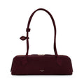 Alaïa Raspberry Le Teckel Medium Bag in Nubuck #320545