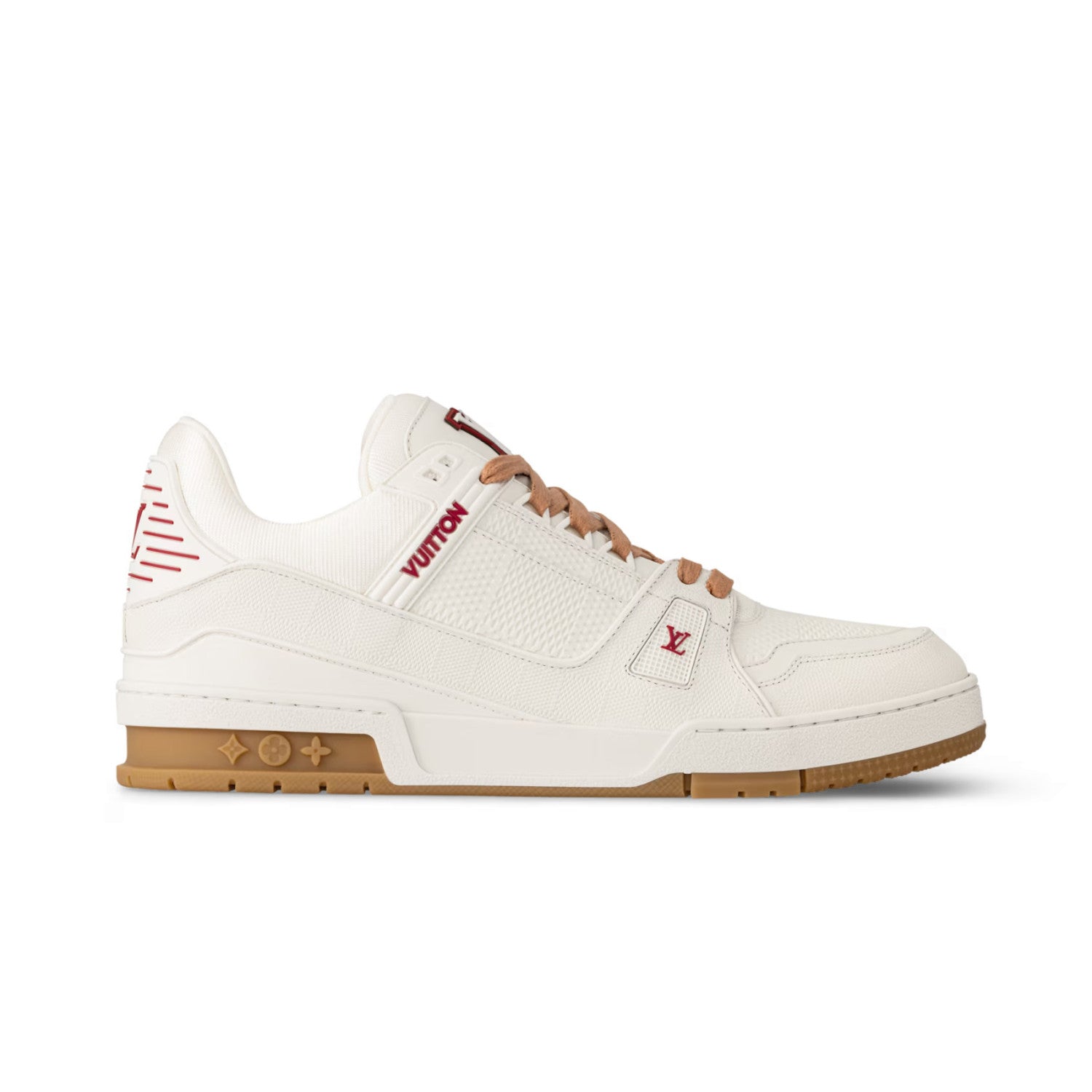 Louis Vuitton LV Trainer Men's Four Seasons Solid Color Cowhide Low-top Lace-up Flat Casual Shoes #76943