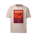 Louis Vuitton Men's Summer World Map Hot Drill Pattern Printed Cotton Round Neck Short Sleeve T-Shirt #76268