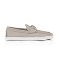 Christian Louboutin Men's Solid Color Cowhide Leather Casual Flat Loafers Shoes #77839