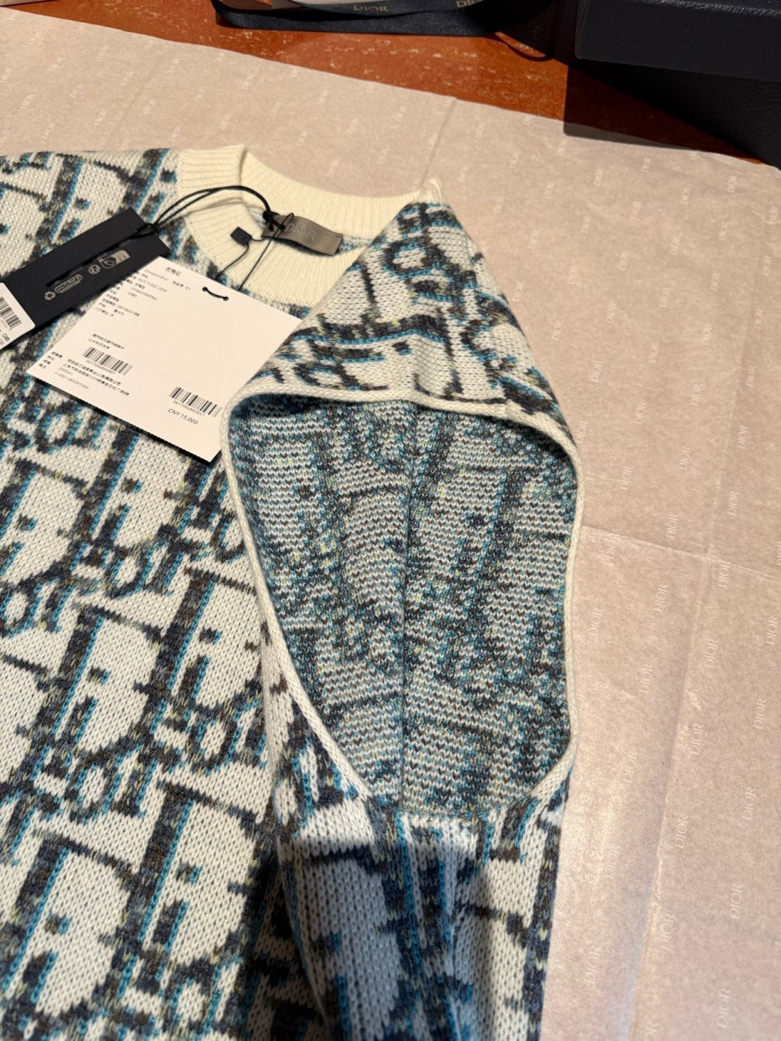 Dior Men's And Women's Spring/Summer Fashion Casual Letter Print Round Neck Sleeveless Wool Knitted Vest Sweater #78297