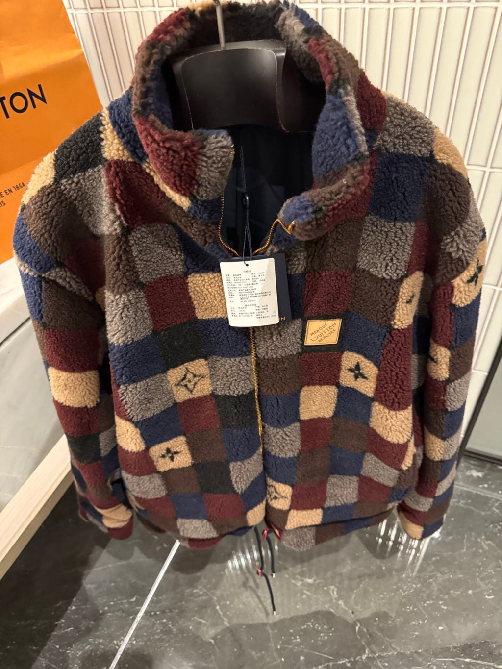 Louis Vuitton Damier Fleece Blouson #336104