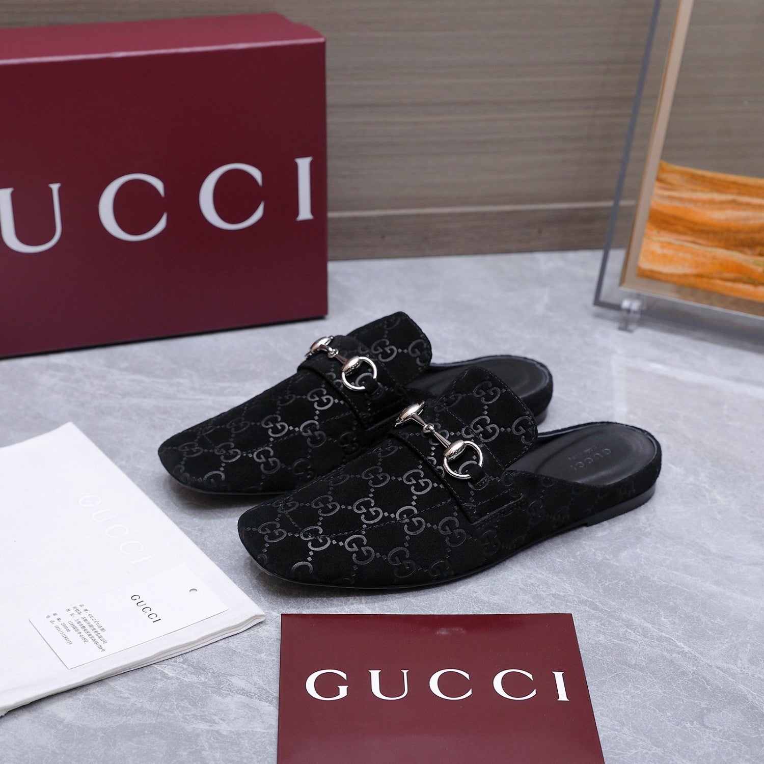 Gucci Flat Loafers Slippers #388039