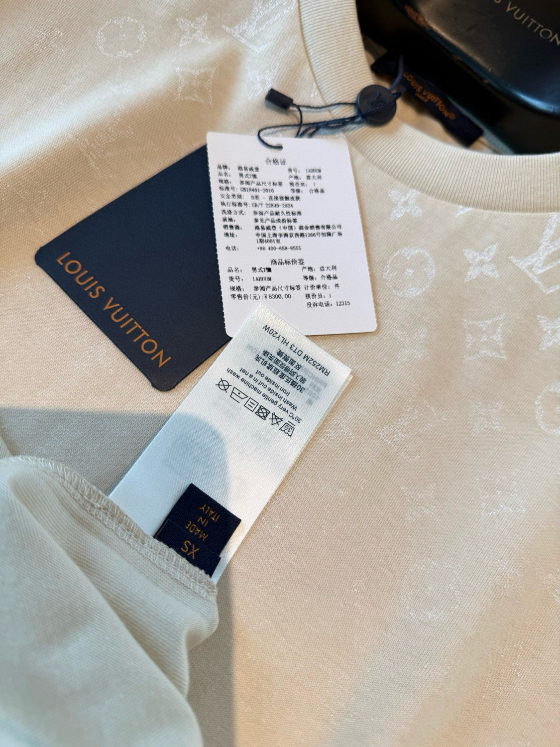 Louis Vuitton Men's Summer Solid Color Gradient Print Round Neck Cotton Short Sleeve T-Shirt #76738