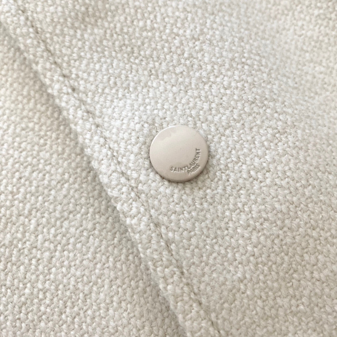 Saint Laurent Teddy Jacket In Wool Ngvp #691