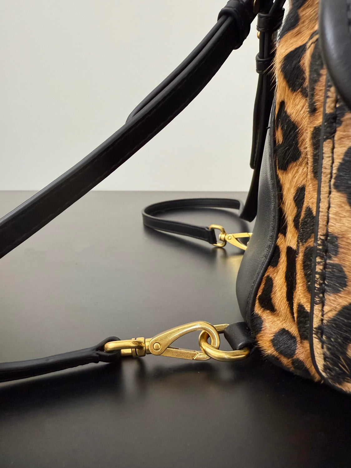 MiuMiu Honey Printed Leather Backpack #334714