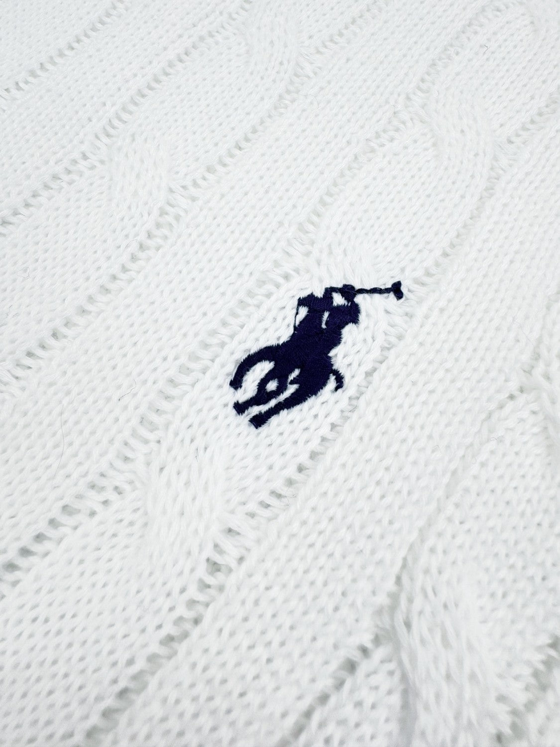 Ralph Lauren Cable Knit Cotton Sweater #376042