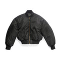 Balenciaga Men's Solid Color Casual Zipper Short Bomber Pilot Jacket Loose Spring And Autumn Baseball Collar Long Sleeve Coat Ngvp #2124