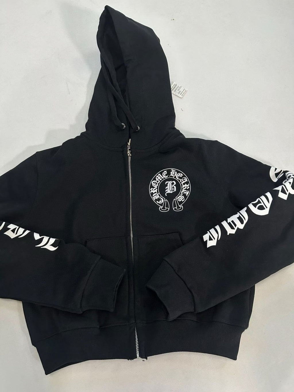 Chrome Hearts Women's And Men's  Spring/Fall Fashion Casual Solid Color Letter Print Hooded Zipper Short Jacket #78689