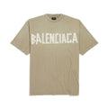 Balenciaga Men's Summer Letter Logo Print Round Neck Regular Fit Short Sleeve T-Shirt #75791