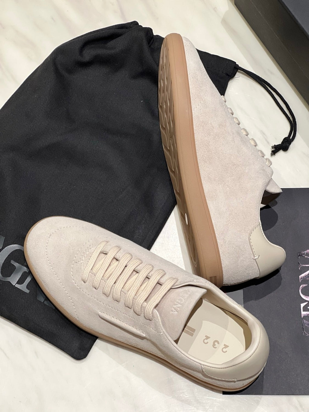 Zegna 232 Suede Sneakers #384742