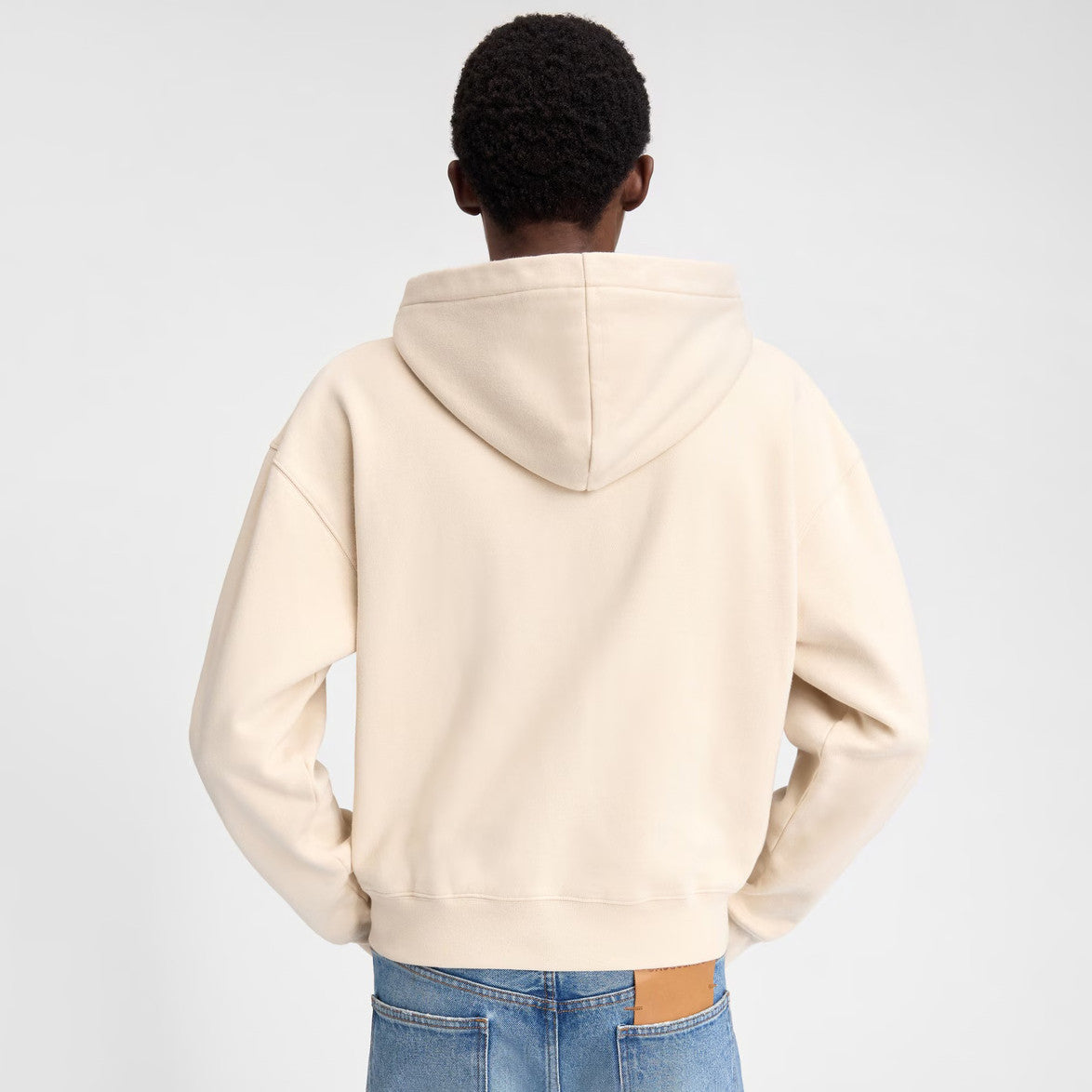 Jacquemus Men's And Women's Spring/fall Fashion Casual Solid Color Hooded Zipper Oversized Sweatshirt Jacket #79531