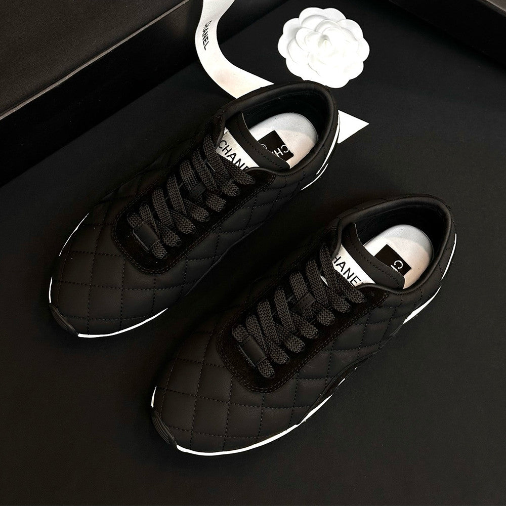 Chanel Trainers Calfskin Suede Calfskin #333965