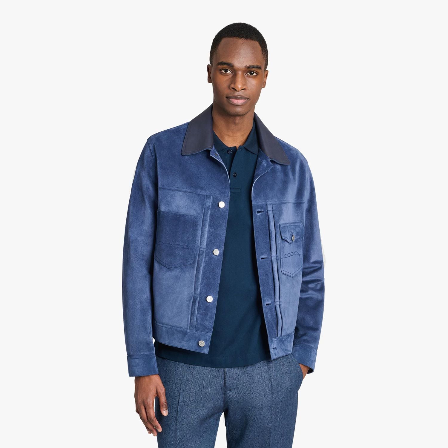 Berluti Suede Leather Jacket Ngvp #6519