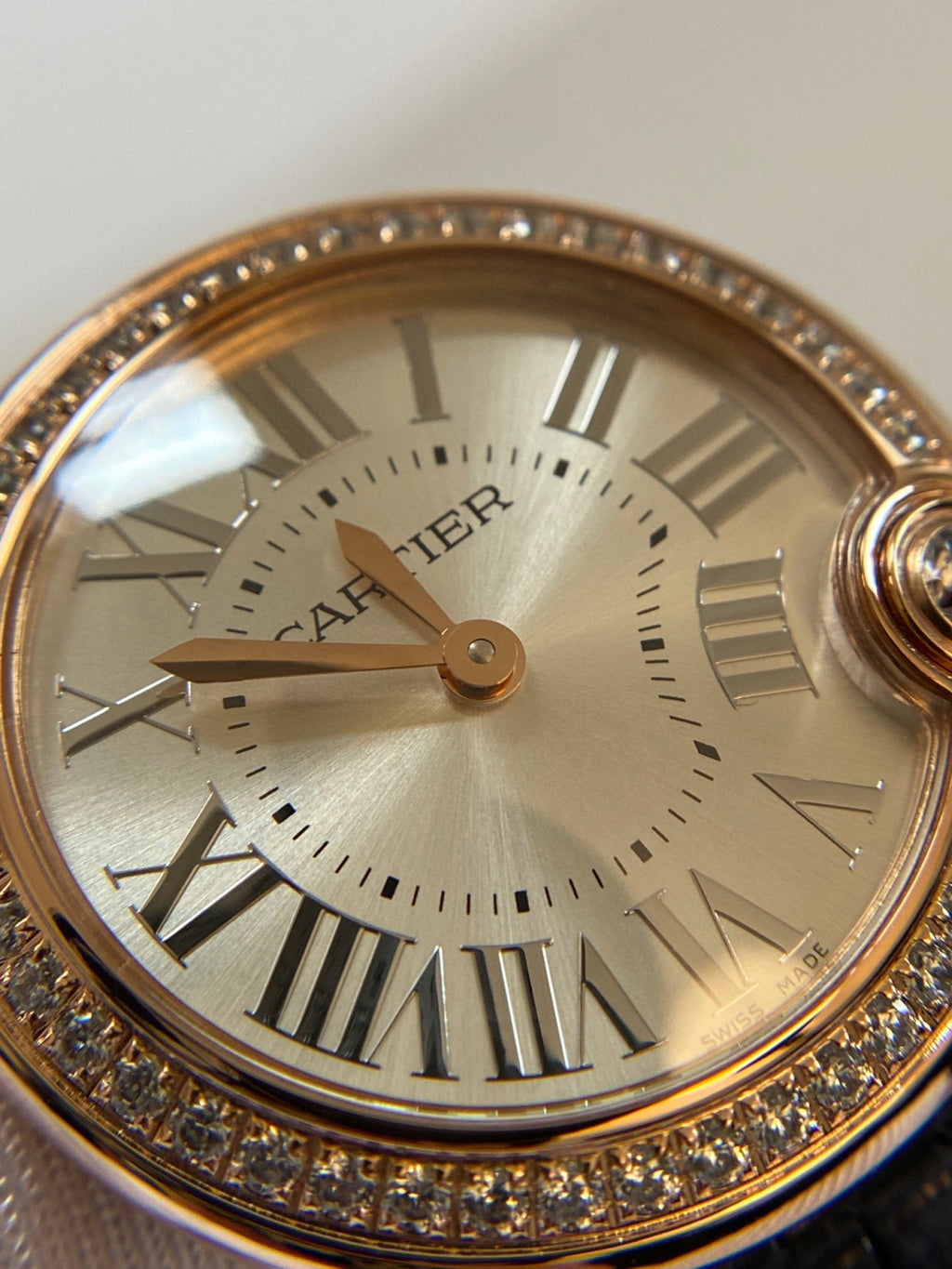 Cartier Black Strap Decorative Watch #21921