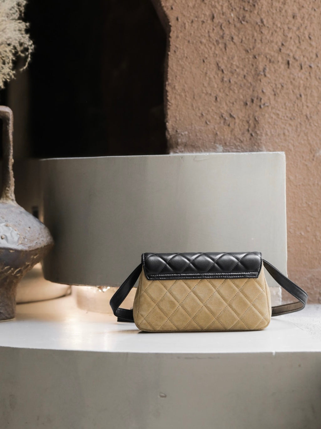 Chanel Diamond Crossbody Shoulder Bag #322426
