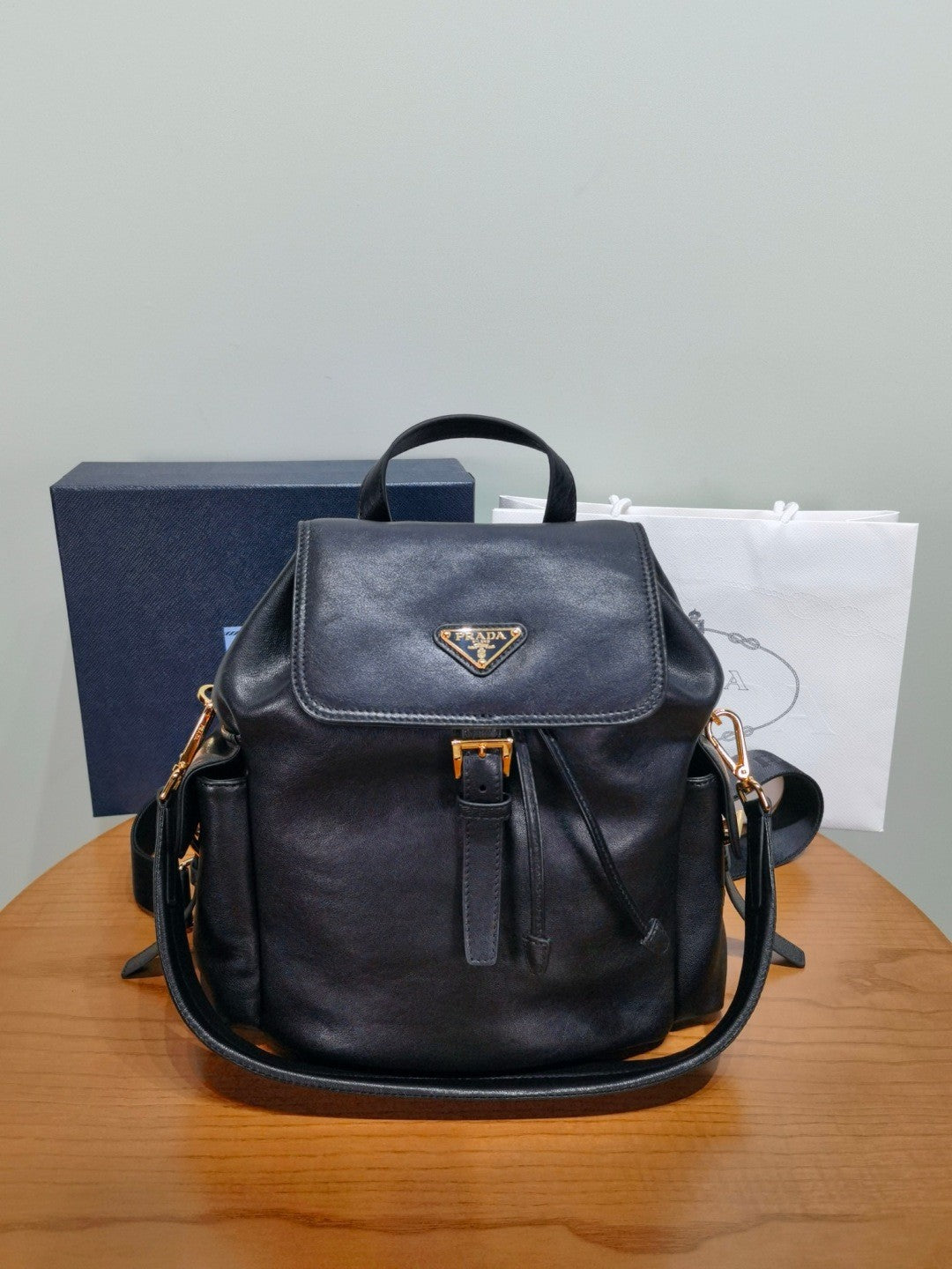 Prada Autumn/Winter 2025 Explore Collection Nappa Leather Backpack Shoulder Bag 1BZ080 Bags #82541A