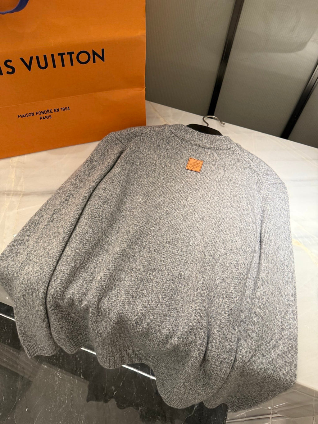 Louis Vuitton Chunky Wool-Cashmere Crewneck #336563