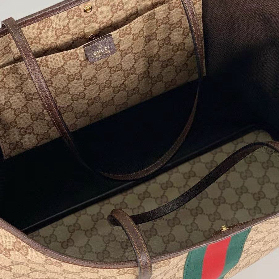 GUCCI Gucci Tribeca Large Tote bag GG Denim #384012