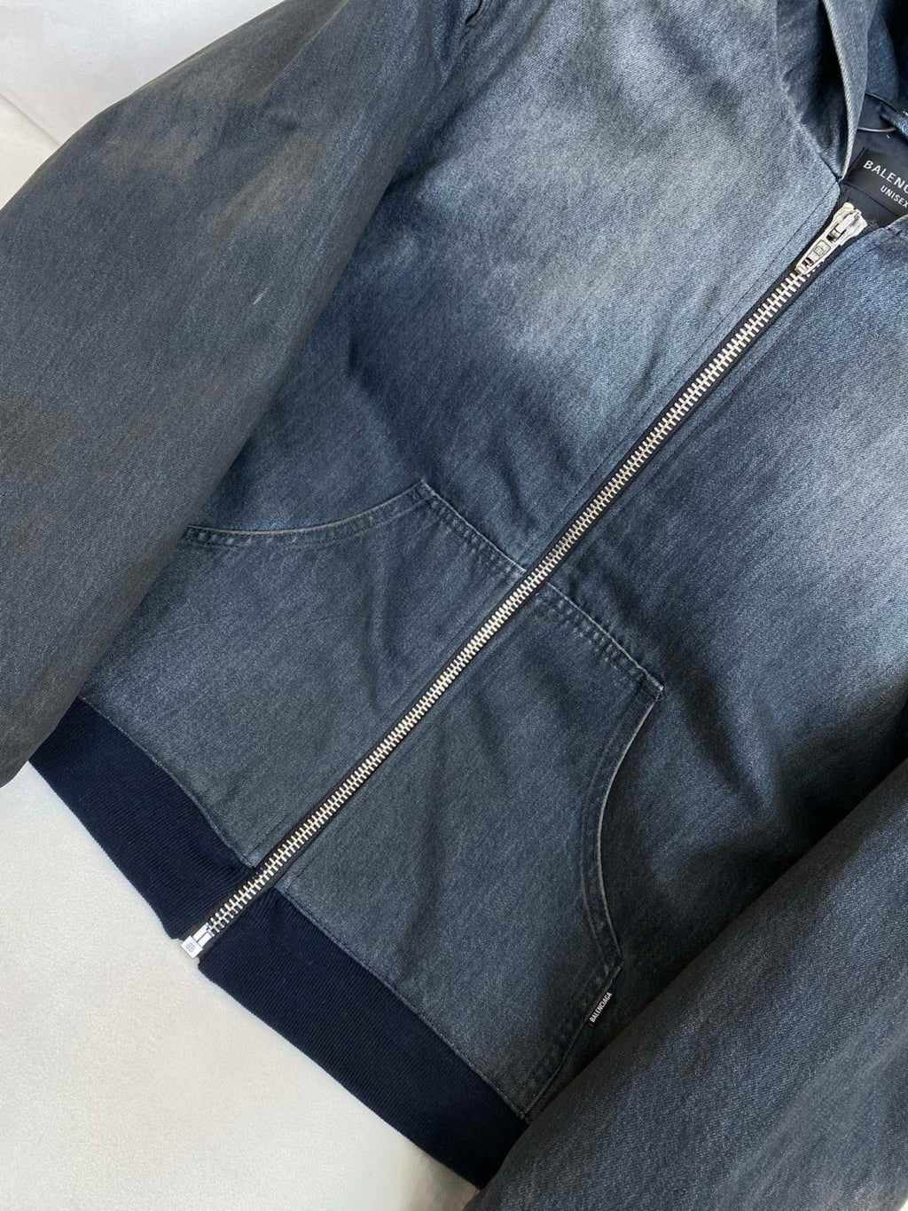 Balenciaga Men's And Women's Spring And Fall Letter Logo Loose Hooded Long Sleeved Zipper Jacket #75249