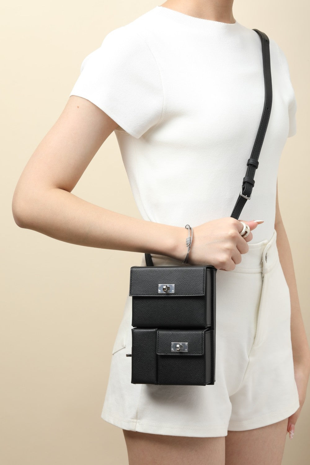 Hermès Kelly Multipocket To Go pouch Beige #319189