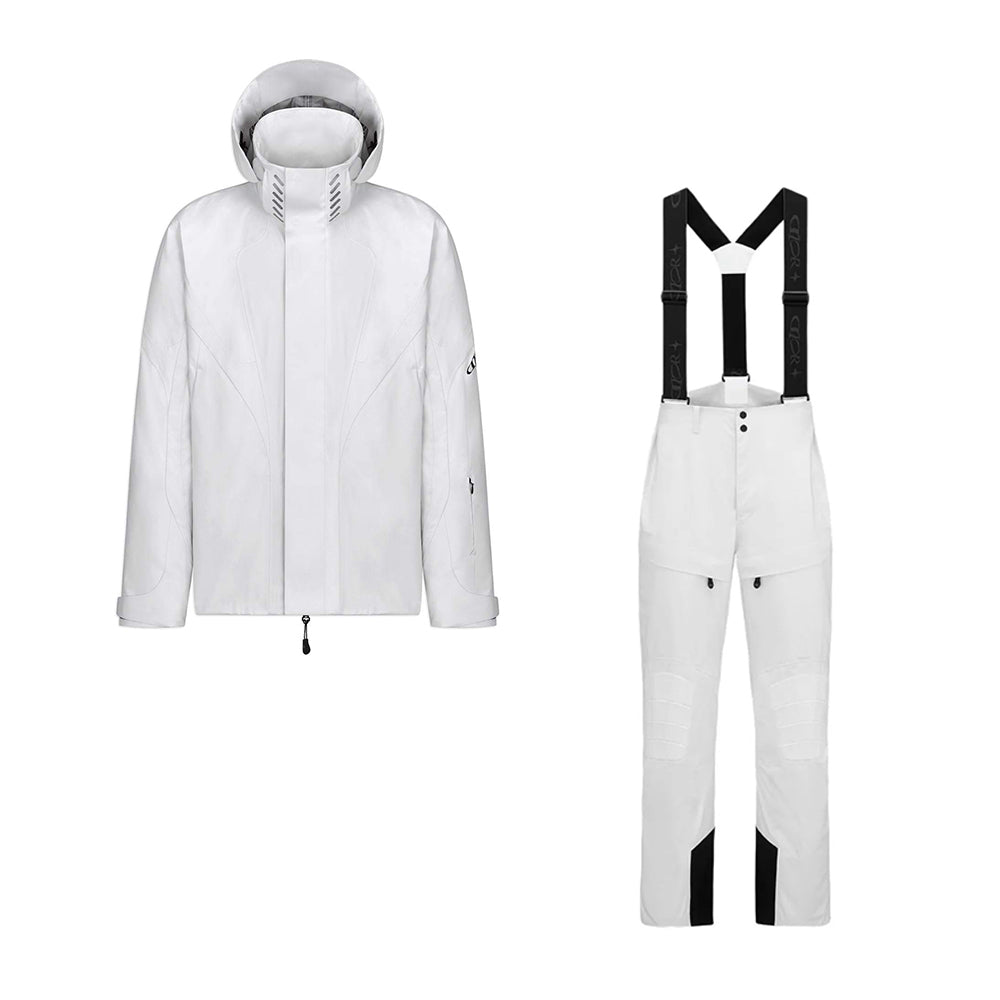 Dior Colorblock Lettering Logo Ski Jacket Pants Suit #333839