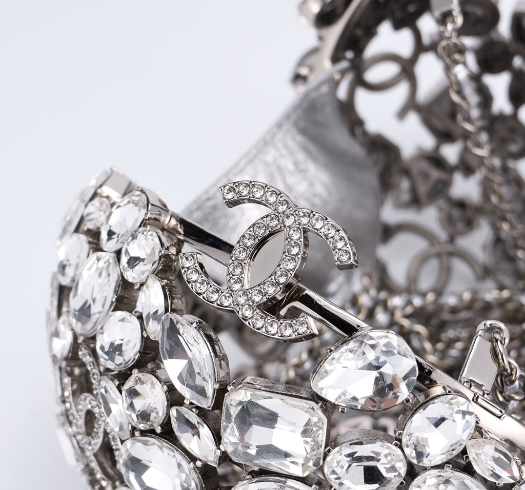 Chanel Women's Crystal Diamond Spherical Chain Single Shoulder Evening Bag Bags #77237