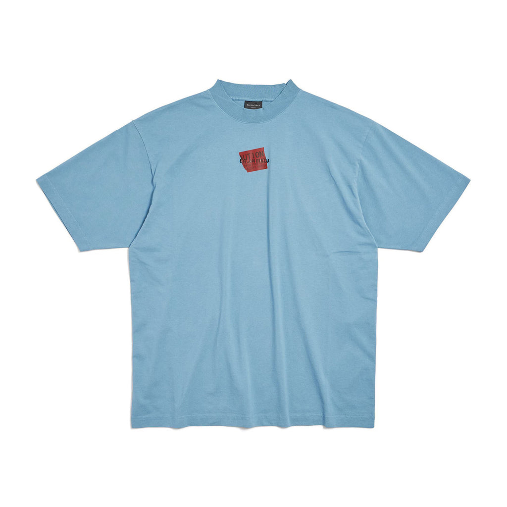 Balenciaga Men's Summer Solid Color Regular Fit Cotton Round Neck Short Sleeve T-Shirt #76633
