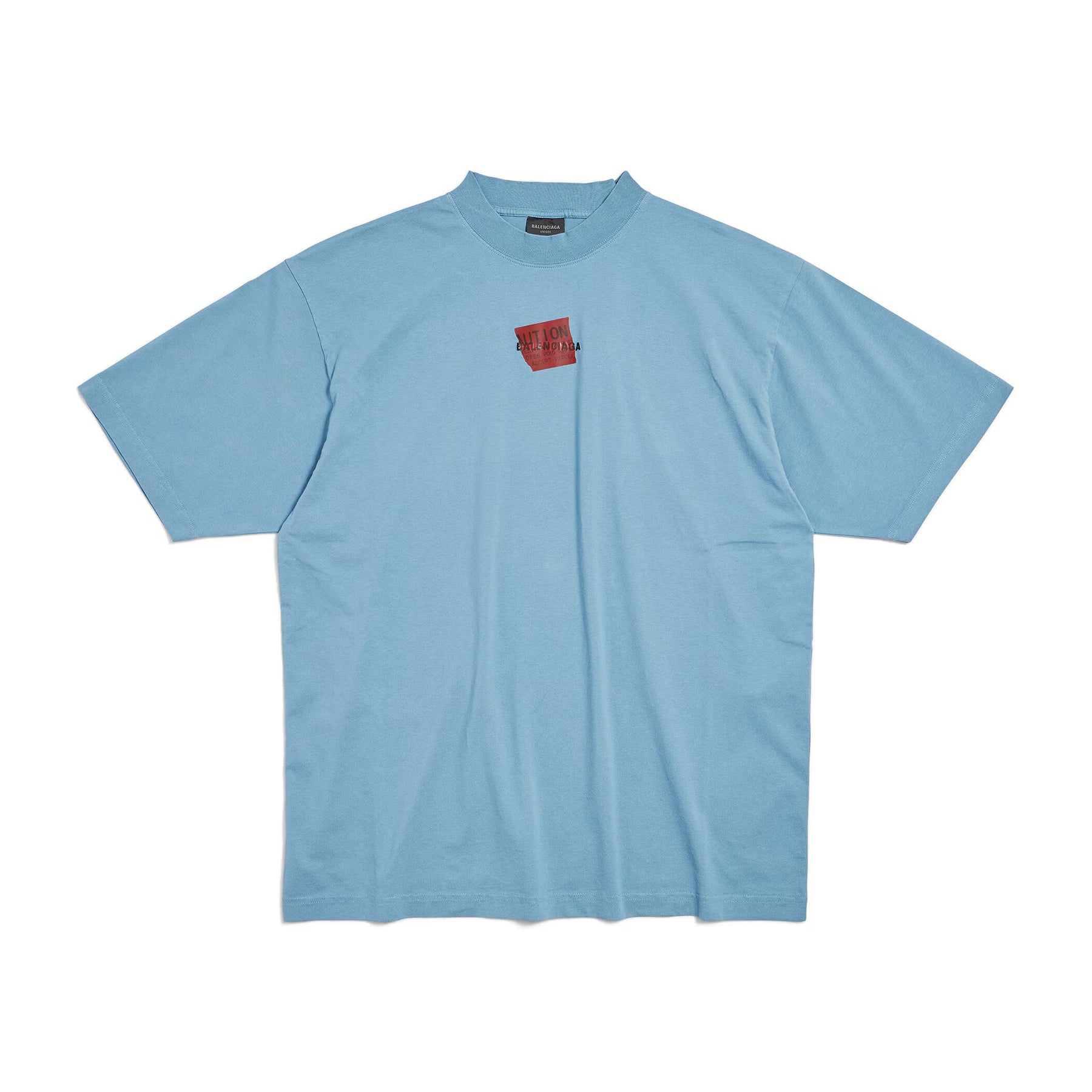 Balenciaga Men's Summer Solid Color Regular Fit Cotton Round Neck Short Sleeve T-Shirt #76273