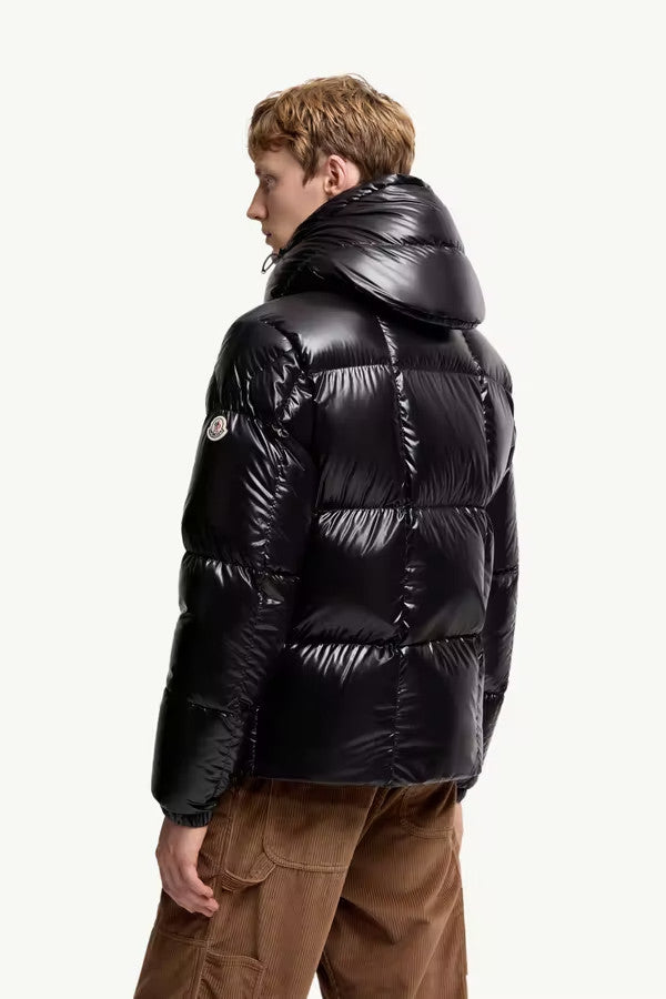 Moncler Men's & Women's Parana Series Solid Color Minimalist Logo Zipper Hooded Short Down Jacket #81597