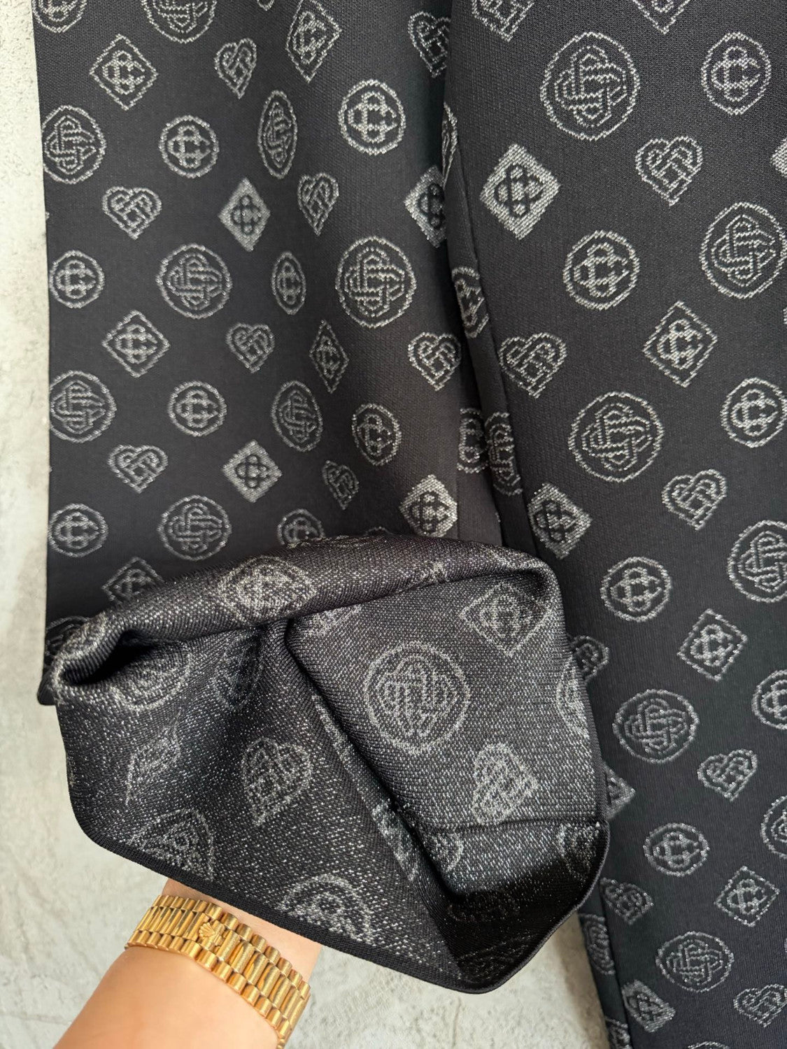 Casablanca Monogram Jacquard Bomber Jacket Trousers #335637